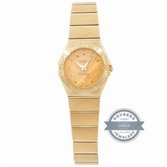Omega Constellation 123.50.24.60.08.001 Quartz 24mm Yellow Gold Ladies Watch
