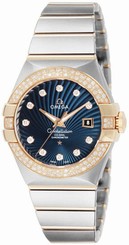 123.25.31.20.53.001 OMEGA CONSTELLATION BRAND NEW DIAMOND DIAL WOMENS WATCH