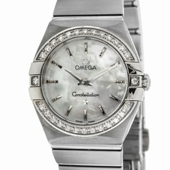  Omega Constellation Mother of Pearl Diamond Ladies Watch 123.15.24.60.05.001