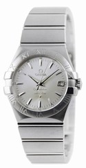 Omega 123.10.35.20.02.001 Constellation Men's Co-Axial Silver Watch - New in Box 7612586179792