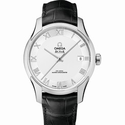 New Omega De Ville Co Axial Chronometer Steel Watch 433.13.41.21.02.001