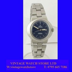 Vintage Omega Ladies Dynamic Date Mint Auto Steel Wrist Watch 1974