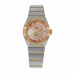 Omega Constellation 123.20.27.20.57.001 Steel & 18k Rose Gold Automatic Watch 7612586224980