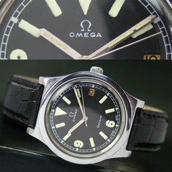 OMEGA Geneve Winding Swiss Made 1972s Vintage Steel Mens Wrist Watch Uhr Montre