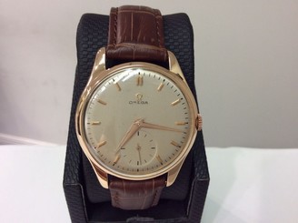 1948 OMEGA Ref. 2620 Small Seconds JUMBO 18K Rose Gold Cal. 265! BEST BY FAR