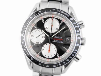 Pre-Owned OMEGA Speedmaster Date All SS Black Dial Men's Auto Watch 3210.51, MR