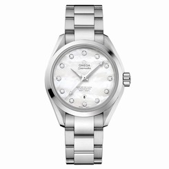 NEW Omega Seamaster 150 M Ladies Aqua Terra Steel & Diamonds 231.10.34.20.55.002