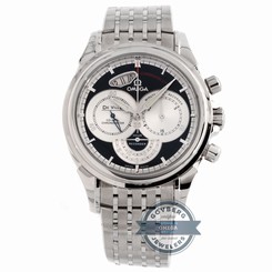 Omega De Ville Chronoscope 4550.50.00 Auto 41mm Steel Mens Bracelet Watch Date