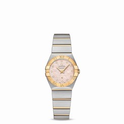 OMEGA WOMEN'S CONSTELLATION DIAMOND 24MM QUARTZ WATCH 123.20.24.60.57.004
