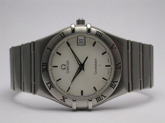 OMEGA CONSTELLATION STAINLESS STEEL MENS QUARTZ WATCH 1512.30 SILVER DIAL