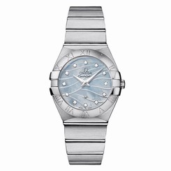 NEW OMEGA CONSTELLATION Co-Axial Steel Ladies watch 123.10.27.60.57.001 7612586248399