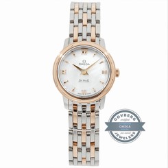Omega DeVille Prestige 424.20.24.60.05.002 Quartz Steel Rose Gold Ladies Watch