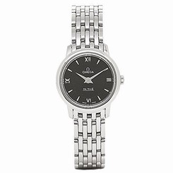 New Omega De Ville 424.10.24.60.01.001 SS x Quartz Black Dial Ladies Watch,AS 7612586231971