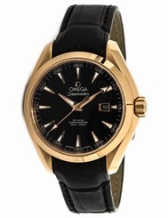 Omega Aqua Terra Automatic 18kt Rose Gold Strap Ladies Watch 231.53.34.20.01.002