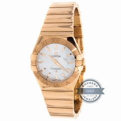 Omega Constellation 123.50.27.60.05.003 Quartz Rose Gold Ladies Bracelet Watch