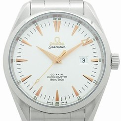 Pre-Owned OMEGA Seamaster Aqua Terra SS Silver Dial Men's Auto Watch 2502.34,MR