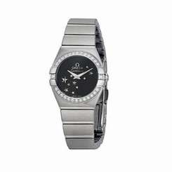 Omega Constellation Star 24mm Women's Watch 123.15.24.60.01.001