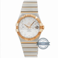 Omega Constellation 123.20.35.20.52.003 Auto Steel Rose Gold Ladies Watch Date