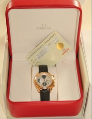 18K Gold Omega Speedmaster Full Calendar Chronograph Watch