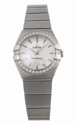 Omega 123.15.24.60.05.001 Constellation Women's Diamond Watch - New in Box