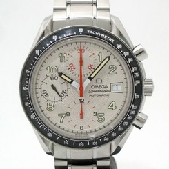 Pre-Owned OMEGA Speedmaster Mark 40 SS Silver Dial Men's Auto Watch 3513.33, MR