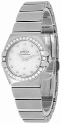 123.15.24.60.55.006 OMEGA CONSTELLATION BRAND NEW WOMENS DIAMOND WATCH