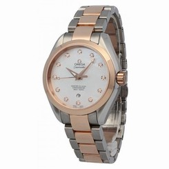 OMEGA WOMEN'S SEAMASTER DIAMOND 34MM AUTOMATIC WATCH 231.20.34.20.55.001