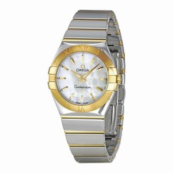 OMEGA WOMEN'S CONSTELLATION 27MM STEEL CASE QUARTZ WATCH 123.20.27.60.05.004