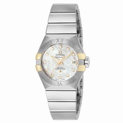 OMEGA Constellation Diamond Auto Ladies Watch 123.20.27.20.55.005 RRP ��4550 -NEW