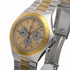 Used Watch Men Omega Speedmaster Teutonic 345.0803 hand-rolled Champagne Q5A