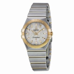 OMEGA WOMEN'S CONSTELLATION 27MM STEEL CASE QUARTZ WATCH 123.20.27.60.05.002