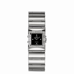 OMEGA WOMEN'S CONSTELLATION DIAMOND 24MM STEEL CASE QUARTZ WATCH 1528.46.00