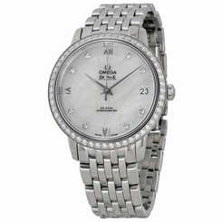 OMEGA WOMEN'S DE VILLE STEEL BRACELET AUTOMATIC WATCH 424.15.33.20.55.001