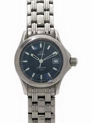 Used[C] Watch Women OMEGA Seamaster 120m 2581.81 (2581-81) Quartz blue H4U