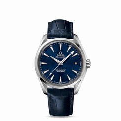 OMEGA MEN'S SEAMASTER 41.5MM LEATHER BAND AUTOMATIC WATCH 231.13.42.21.03.001