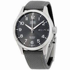 Oris Black Dial Stainless Steel Men's Watch 75276984063TSGRY