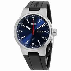 Oris Williams F1 Blue Dial Silicone Strap Men's Watch 73577164155RS