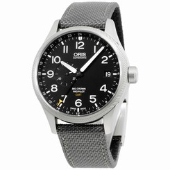 Oris ProPilot Black Dial Nylon Strap Men's Watch 74877104164TSGRY