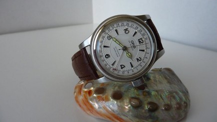 Oris swiss men's automatic watch big crown incredible condition