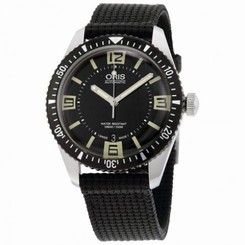 NEW ORIS HERITAGE DIVERS SIXTY-FIVE BLACK TEXTILE STRAP BLACK DIAL 733 7707 4064