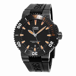 Oris Aquis Date 43mm Automatic Case Black Rubber Men's Watch 733.7653.4259.RS1