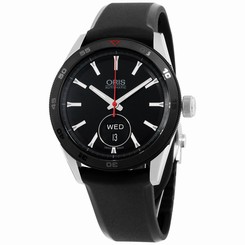 Oris Artix Black Dial Silicone Strap Men's Watch 73576624424RS