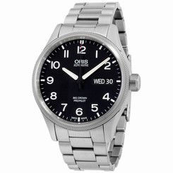 Oris Automatic Black Dial Stainless Steel Men's Watch 75276984164MB