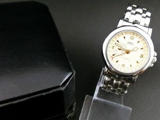 ORIS 7467 Men's Automatic Watch Pointer Date 27JEWEL ST.STEEL Small-Second SWISS