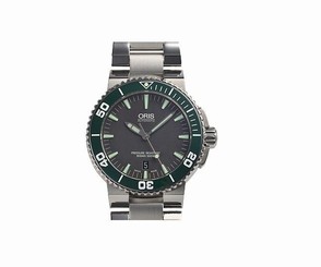 New ORIS Aquis Date 733 7653 4137M Grey Dial Automatic Men's Watch, MD
