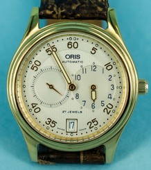 Rare Oris automatic regulateur watch - cal. Oris 649, 27 jewels movement