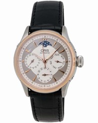 Oris Artelier Two-Tone Day/Date Automatic Ladies Watch - 01 581 7606 6351 FC