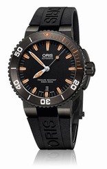 NEW 733 7653 4259 ORIS AQUIS DATE BLACK DIAL 73376534259 CERAMIC BEZEL black rb