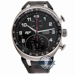 Oris TT3 RUF CTR3 Chrono LE 673 7611 7084LS Auto Titanium Mens Strap Watch Date
