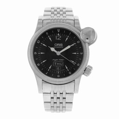 Oris Flight Timer Day Date 63575684064 Stainless Steel Automatic Men's Watch